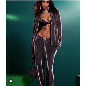 Victoria Secret Shimmer Knit Lounge Pajamas - New With Tags